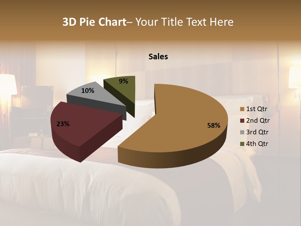 Night Home Bedroom PowerPoint Template