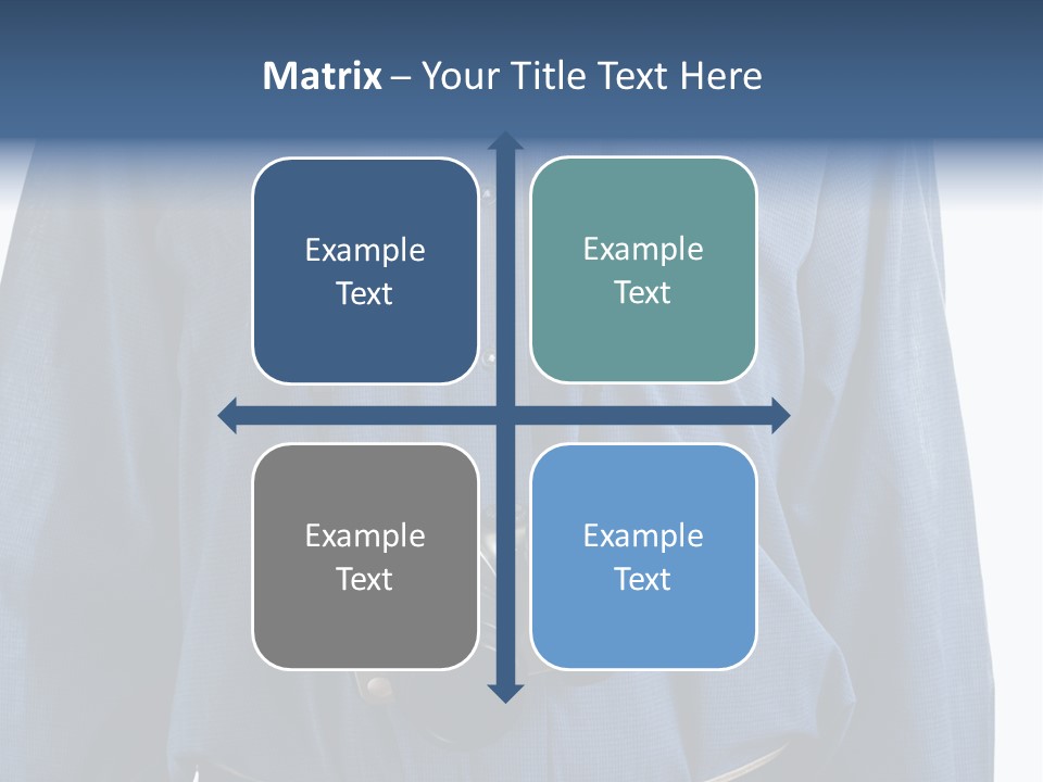 Blue Male Tourist PowerPoint Template