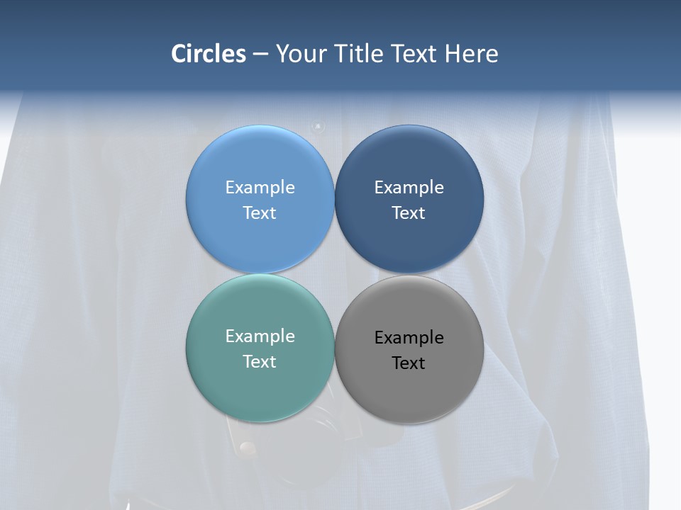 Blue Male Tourist PowerPoint Template