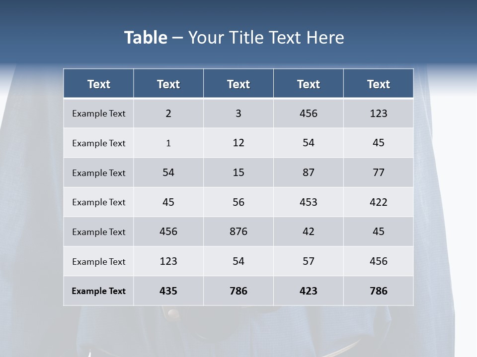 Blue Male Tourist PowerPoint Template