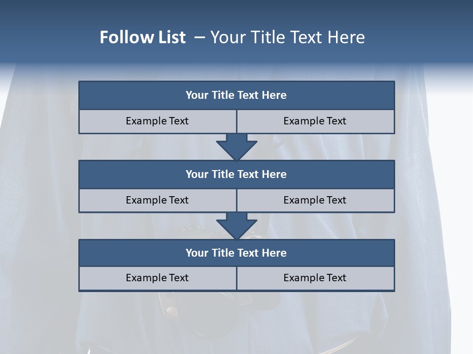 Blue Male Tourist PowerPoint Template