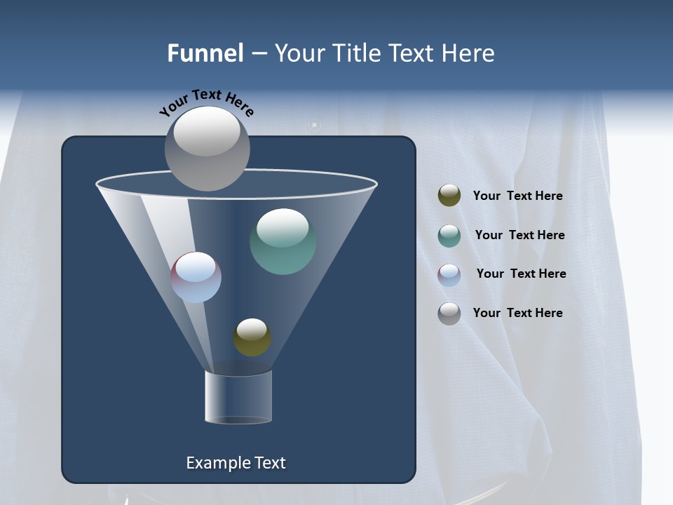 Blue Male Tourist PowerPoint Template