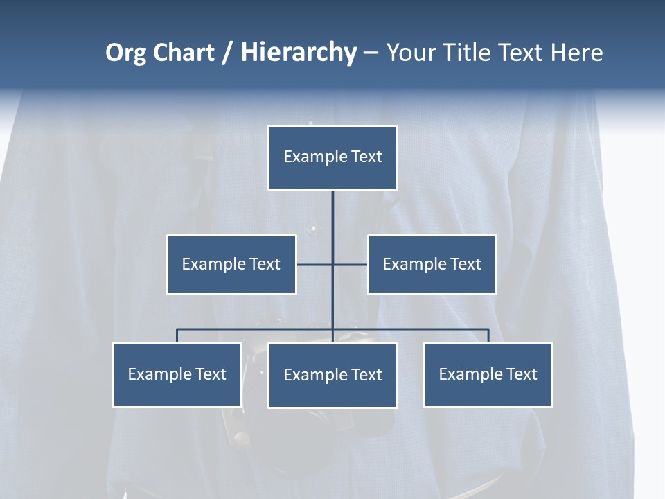 Blue Male Tourist PowerPoint Template