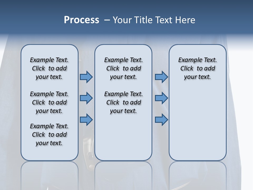 Blue Male Tourist PowerPoint Template