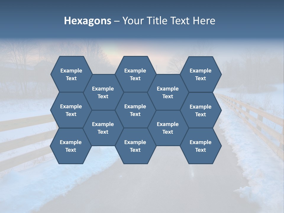 Sunrise Landscape Hiking PowerPoint Template