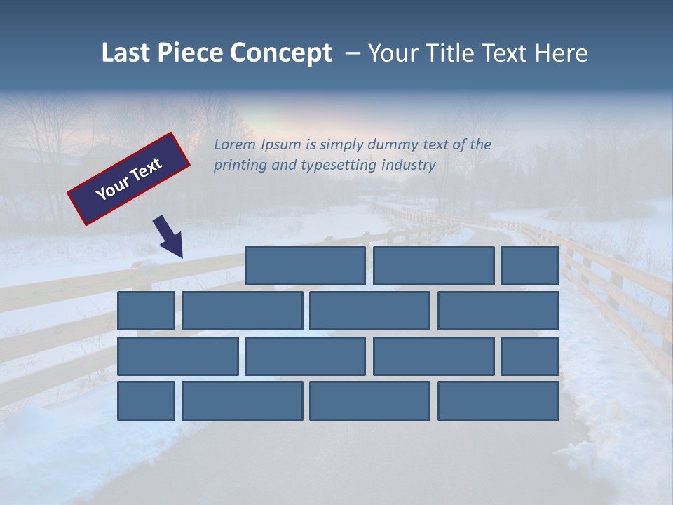 Sunrise Landscape Hiking PowerPoint Template