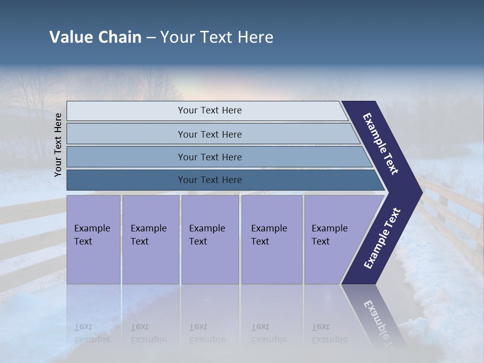 Sunrise Landscape Hiking PowerPoint Template