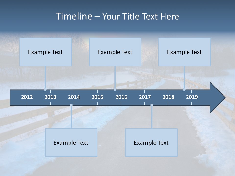 Sunrise Landscape Hiking PowerPoint Template