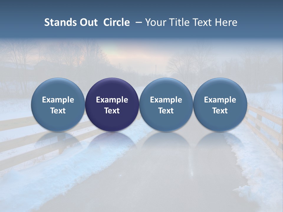 Sunrise Landscape Hiking PowerPoint Template