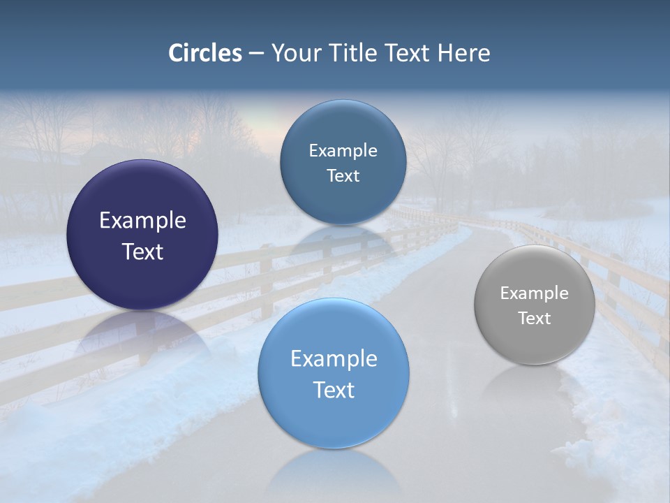 Sunrise Landscape Hiking PowerPoint Template