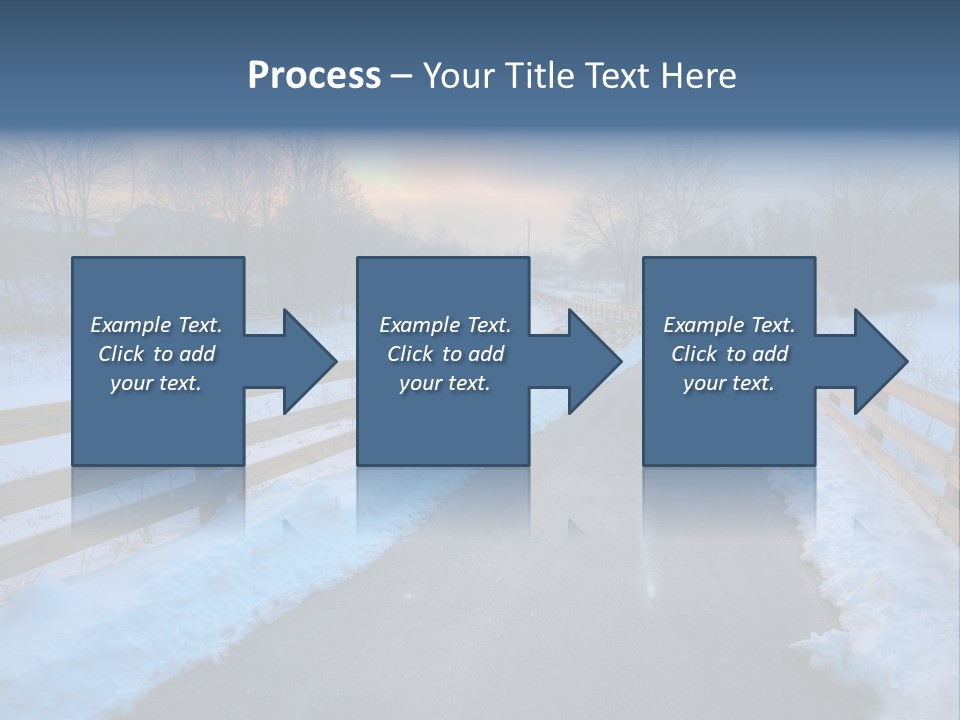 Sunrise Landscape Hiking PowerPoint Template