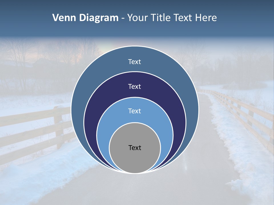 Sunrise Landscape Hiking PowerPoint Template