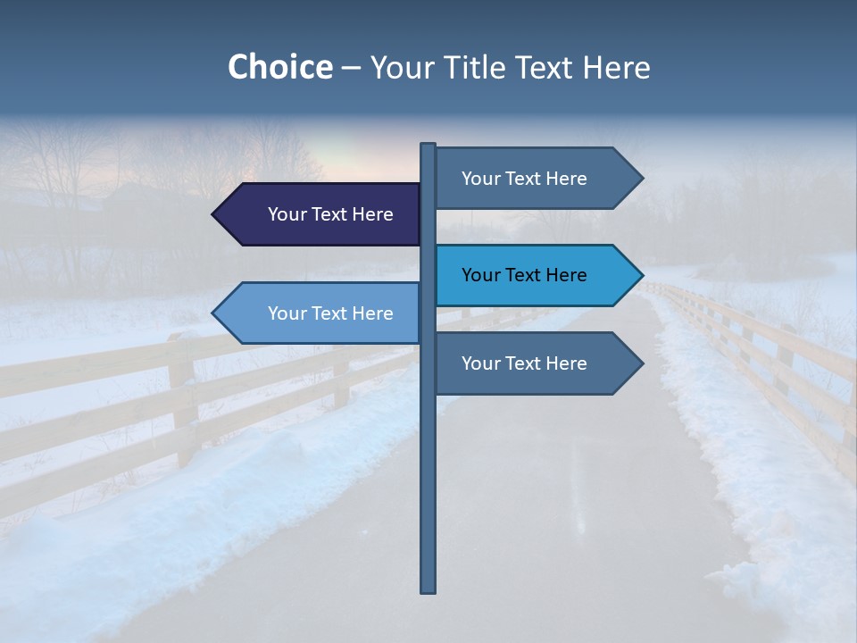 Sunrise Landscape Hiking PowerPoint Template