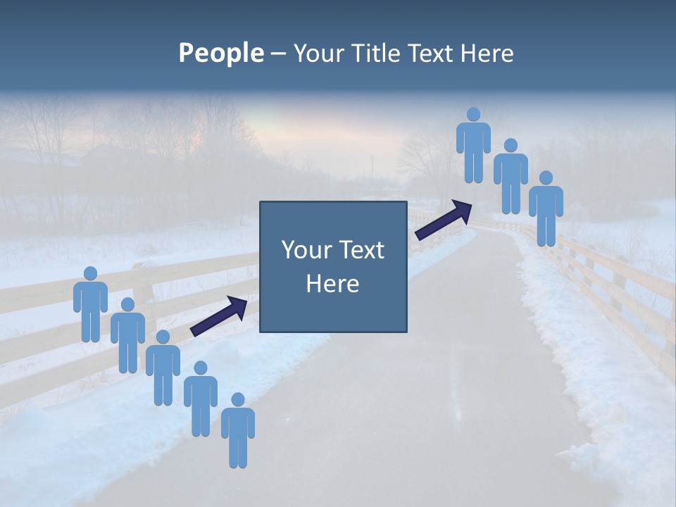 Sunrise Landscape Hiking PowerPoint Template