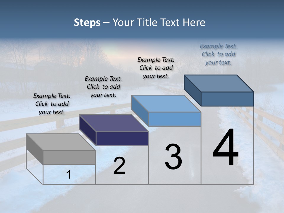 Sunrise Landscape Hiking PowerPoint Template