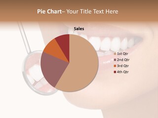 White Dentist Smile PowerPoint Template