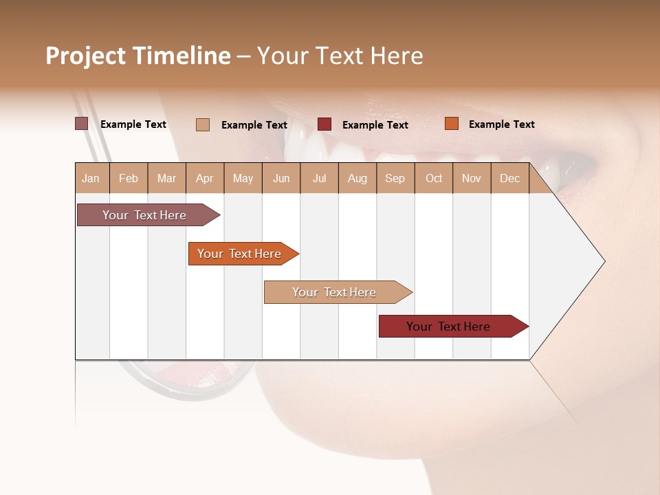 White Dentist Smile PowerPoint Template