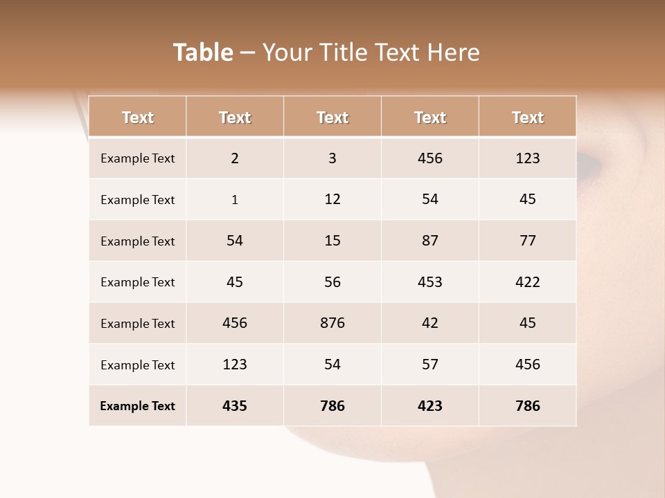 White Dentist Smile PowerPoint Template