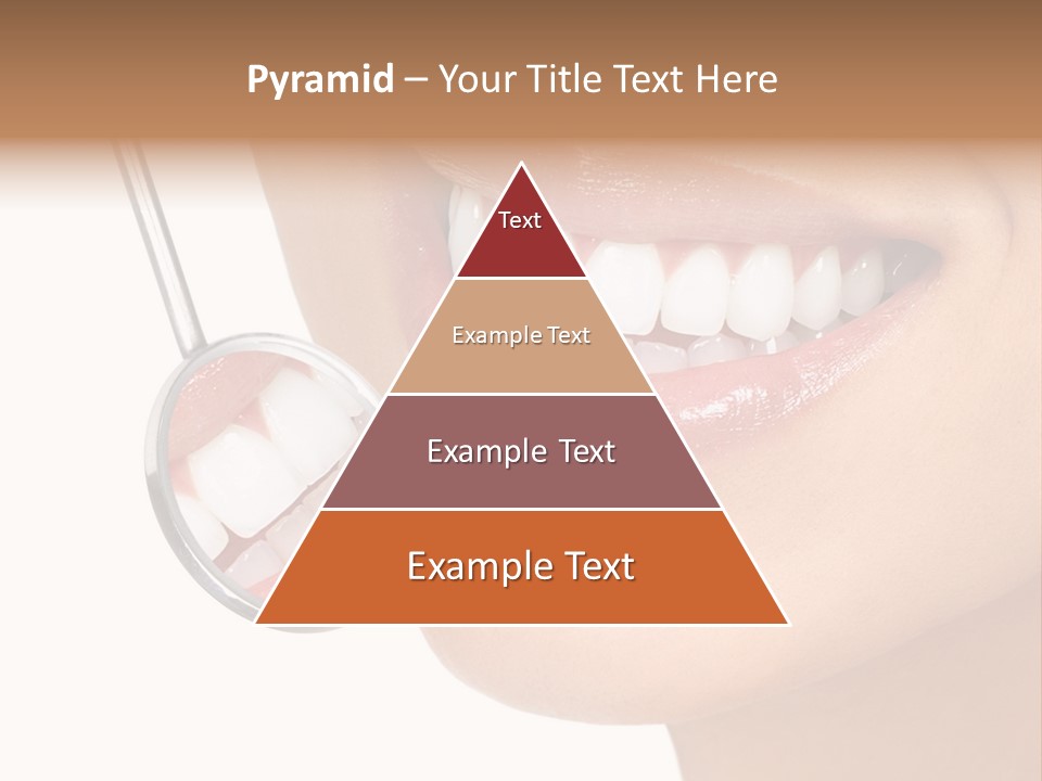 White Dentist Smile PowerPoint Template