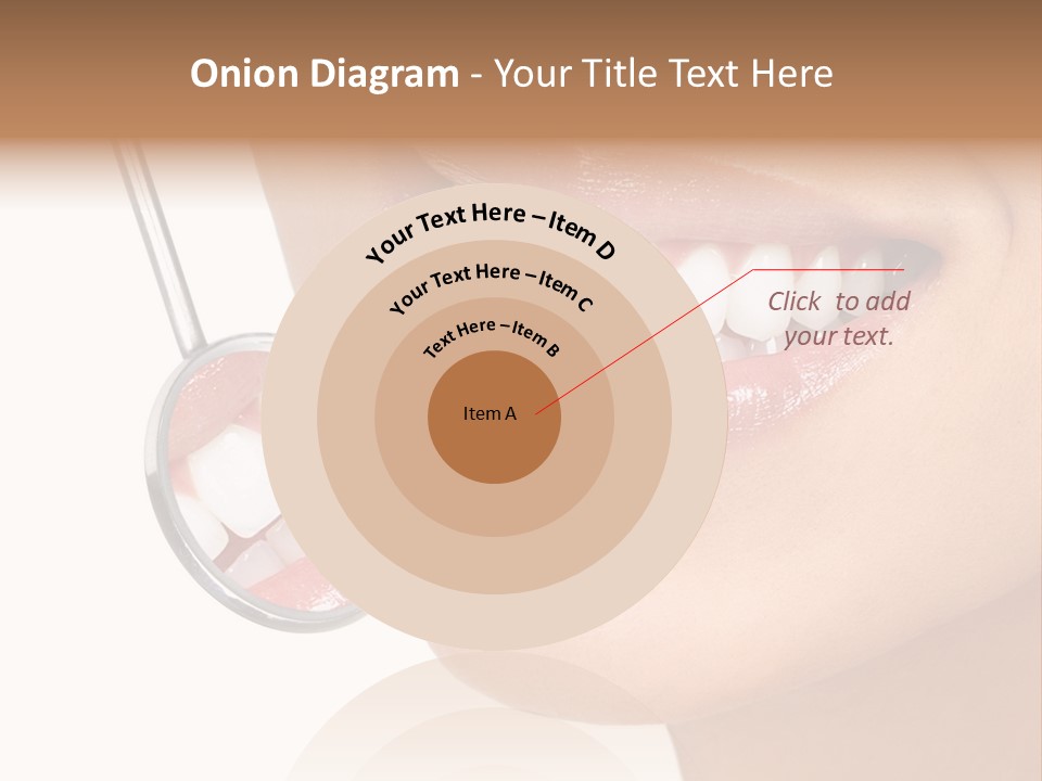 White Dentist Smile PowerPoint Template
