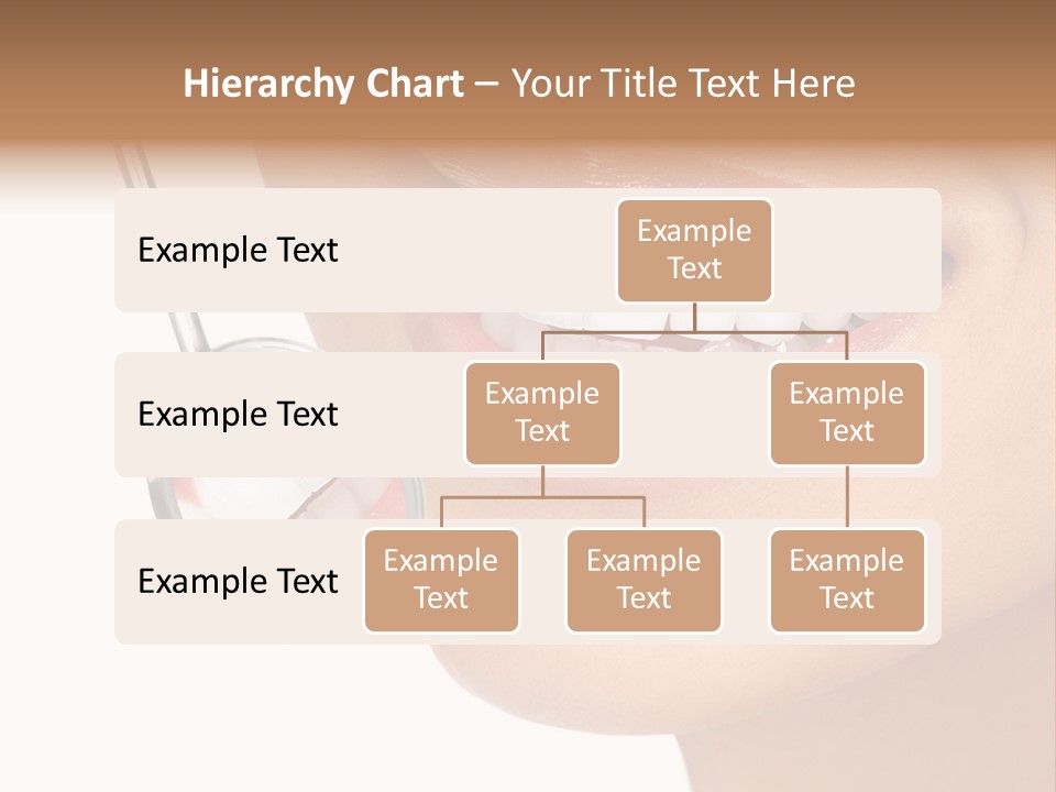 White Dentist Smile PowerPoint Template