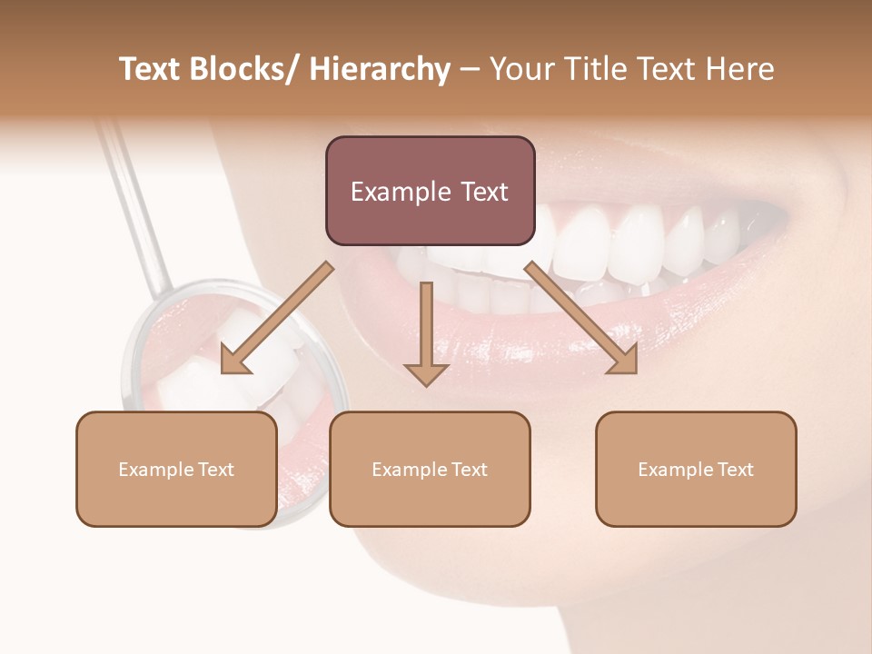 White Dentist Smile PowerPoint Template