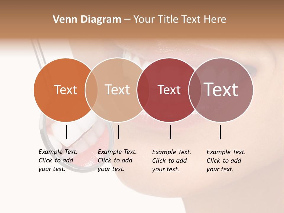 White Dentist Smile PowerPoint Template