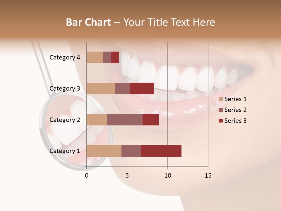 White Dentist Smile PowerPoint Template