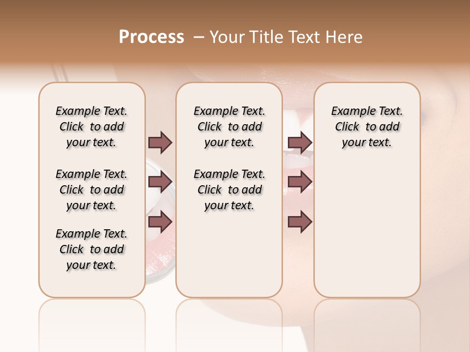 White Dentist Smile PowerPoint Template