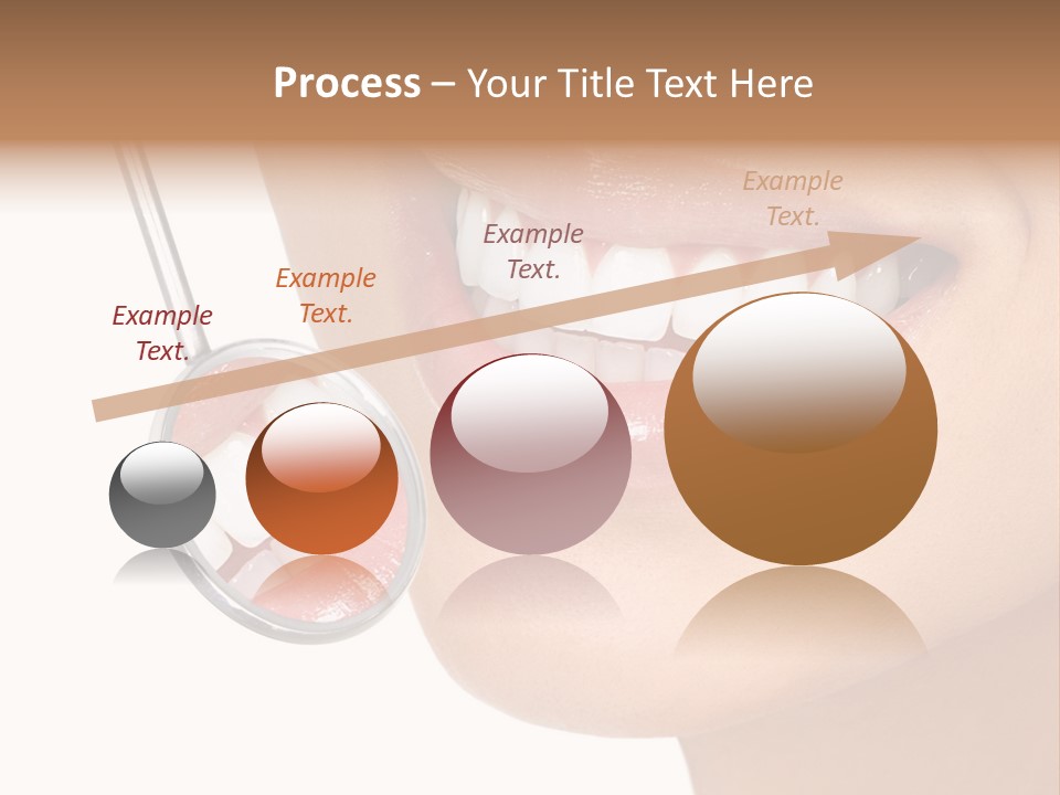 White Dentist Smile PowerPoint Template