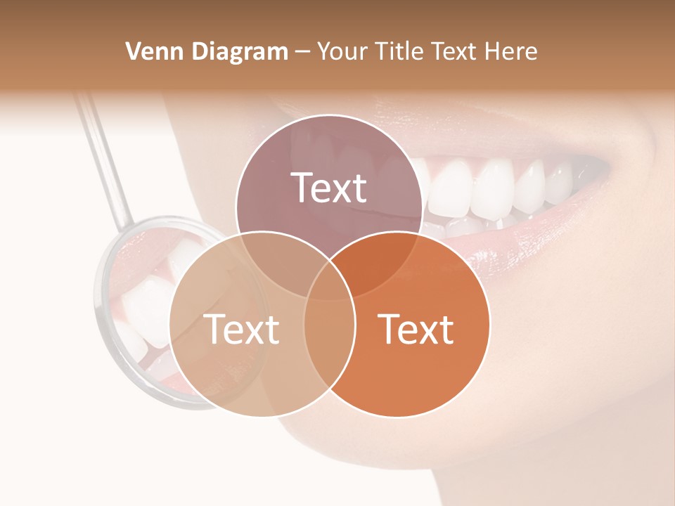 White Dentist Smile PowerPoint Template