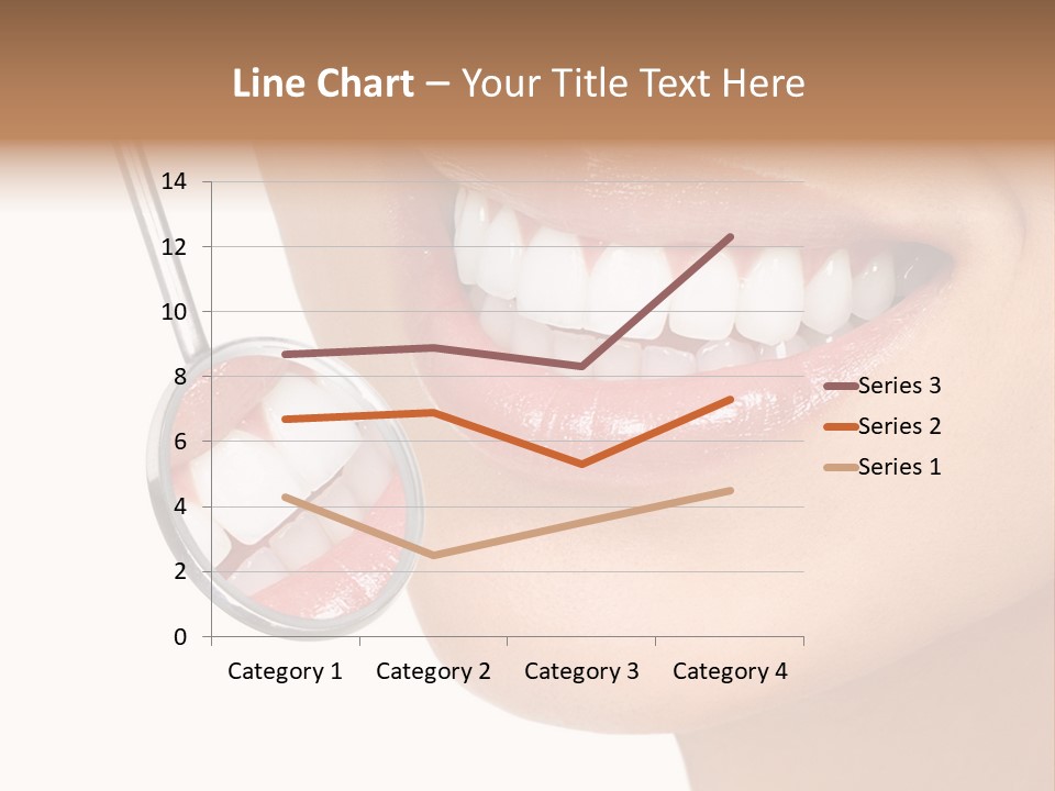 White Dentist Smile PowerPoint Template