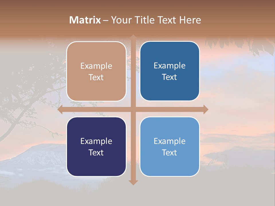 Peace Sky Beauty PowerPoint Template