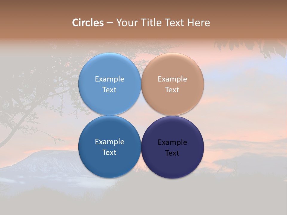 Peace Sky Beauty PowerPoint Template