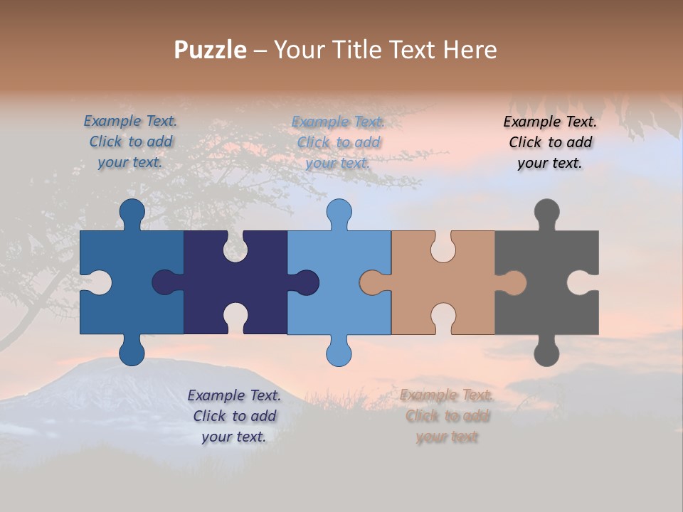 Peace Sky Beauty PowerPoint Template