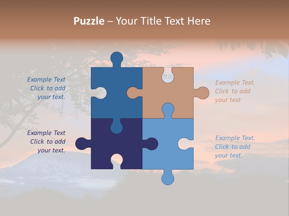Peace Sky Beauty PowerPoint Template