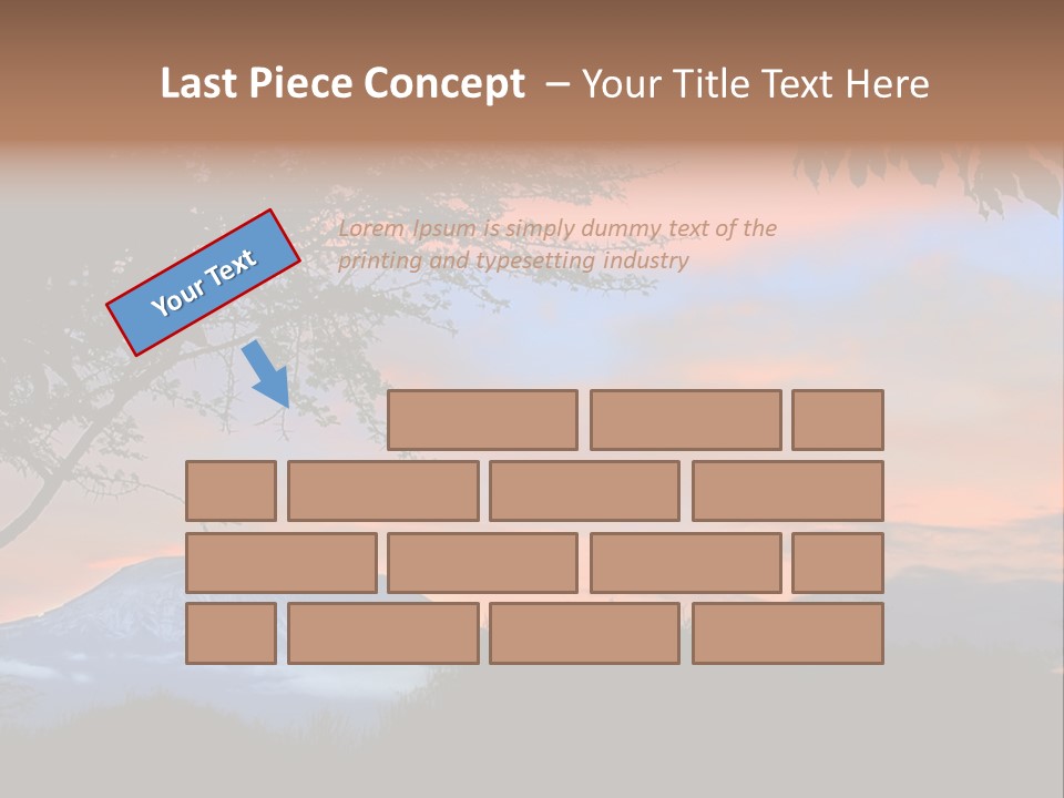 Peace Sky Beauty PowerPoint Template