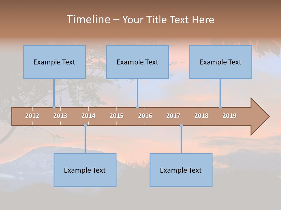 Peace Sky Beauty PowerPoint Template