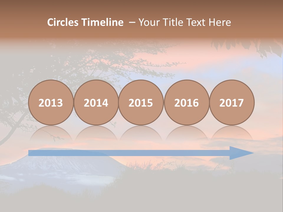 Peace Sky Beauty PowerPoint Template