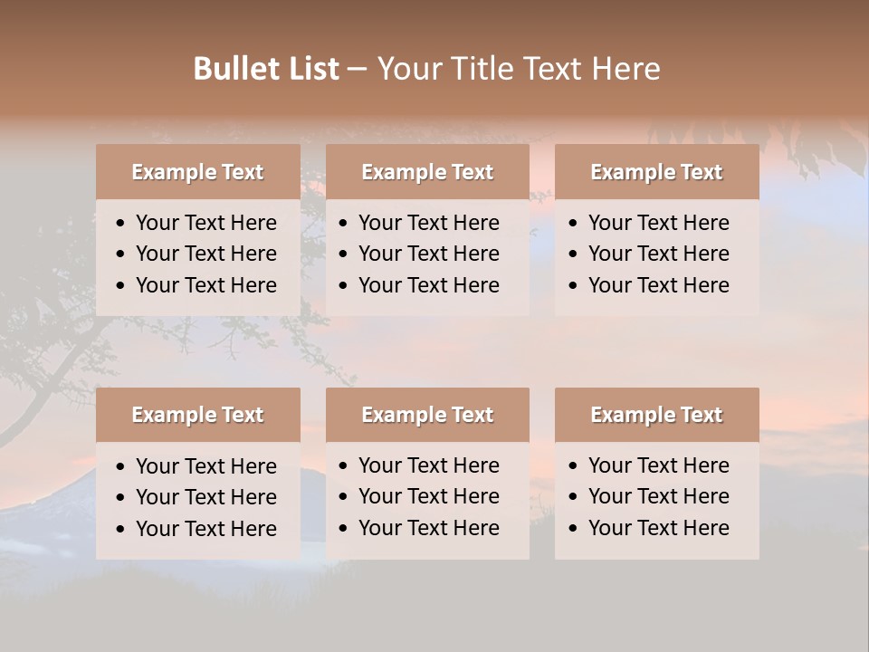 Peace Sky Beauty PowerPoint Template