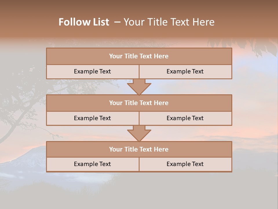 Peace Sky Beauty PowerPoint Template