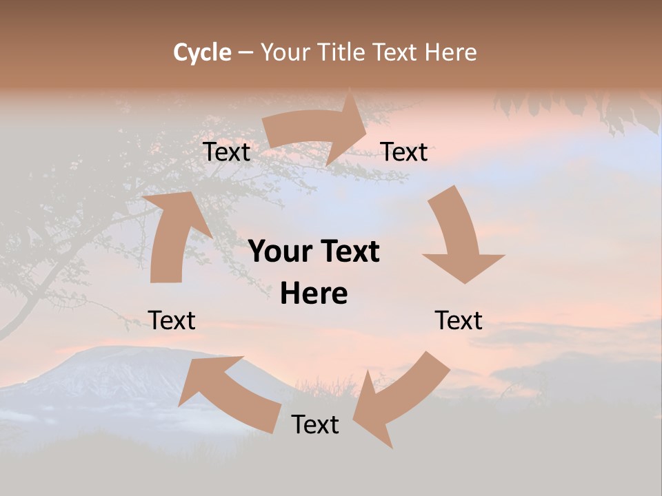 Peace Sky Beauty PowerPoint Template