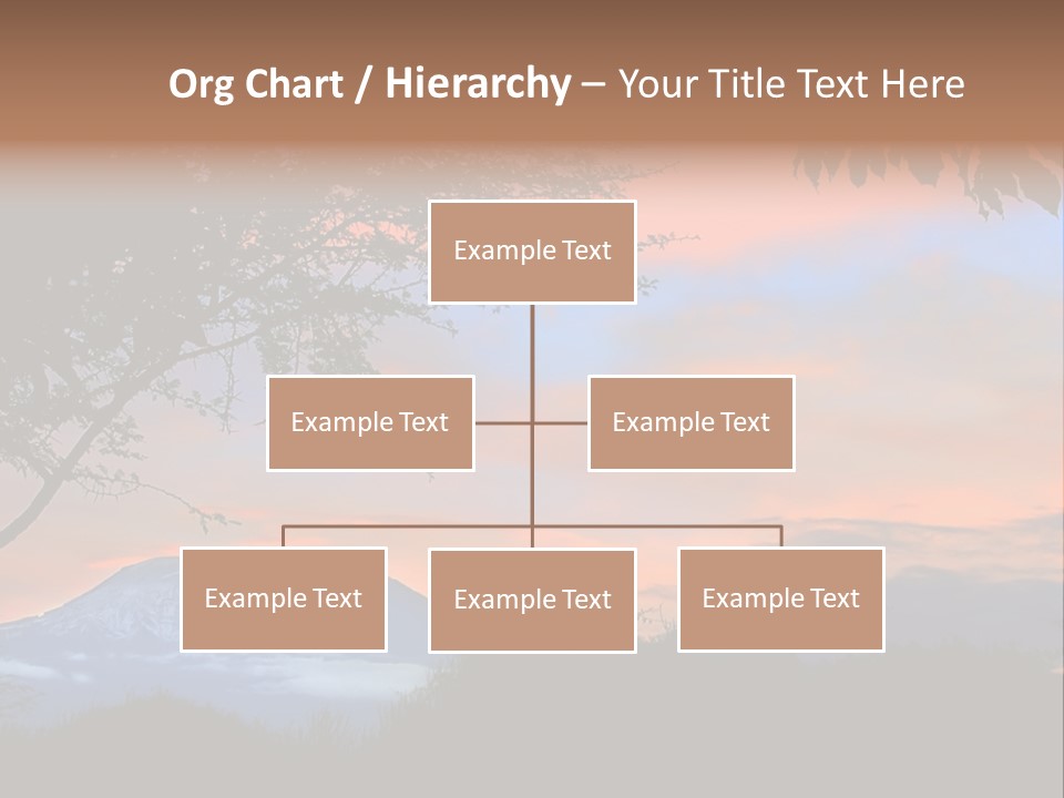 Peace Sky Beauty PowerPoint Template