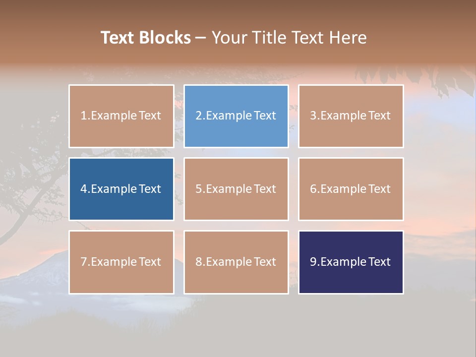 Peace Sky Beauty PowerPoint Template