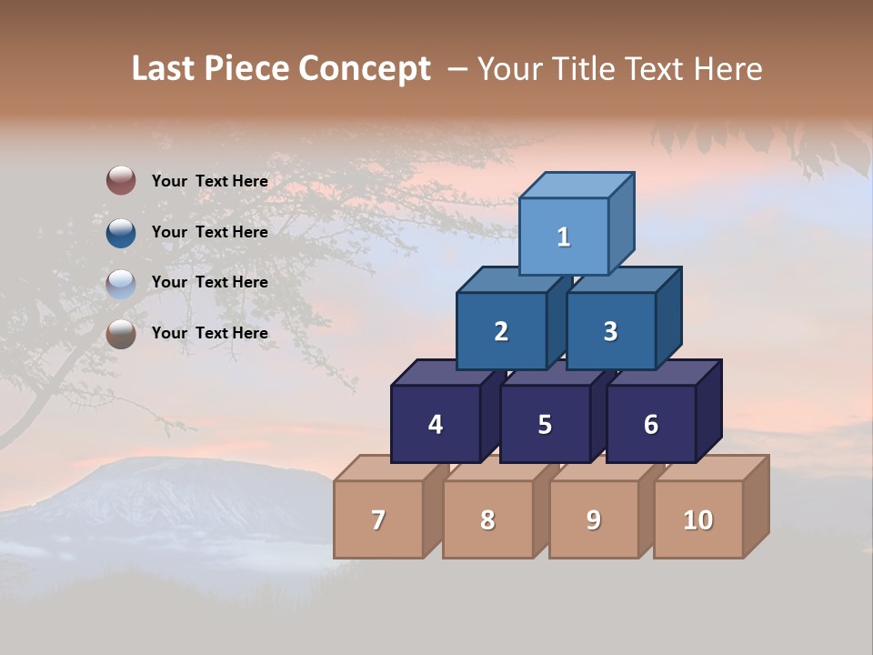 Peace Sky Beauty PowerPoint Template