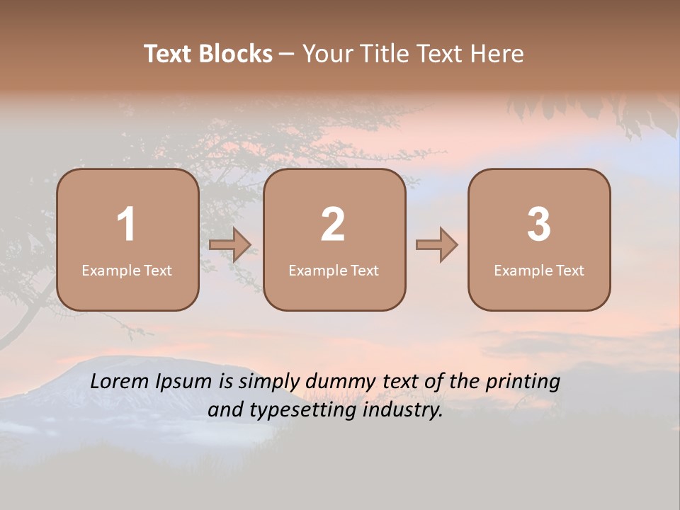 Peace Sky Beauty PowerPoint Template