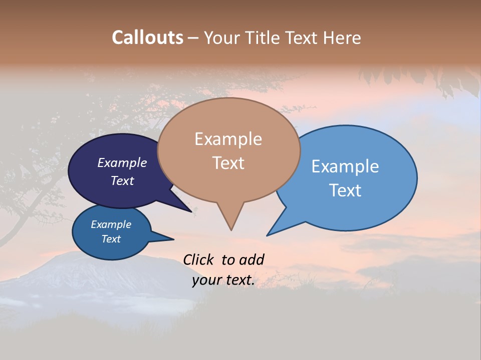 Peace Sky Beauty PowerPoint Template