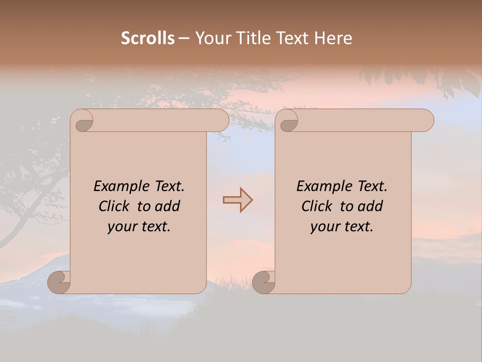 Peace Sky Beauty PowerPoint Template