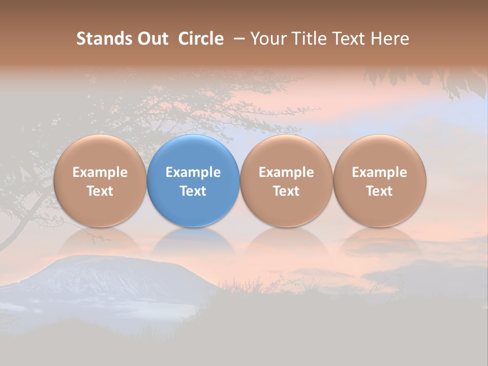 Peace Sky Beauty PowerPoint Template