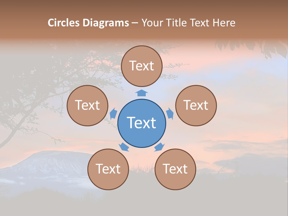 Peace Sky Beauty PowerPoint Template